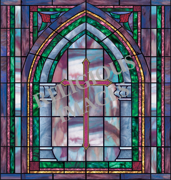 Religious Images Beautiful religious murals and backlit scenes for